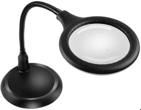 4X Desktop Magnifying Glass With Light