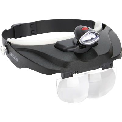 Magnifying Visor With Light and 4 Powers