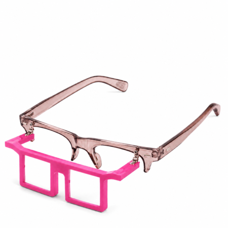 Telesight Magnifier Half Frame Pink